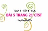 Bài 5 trang 21 Toán 9 tập 1 Chân trời sáng tạo SGK
